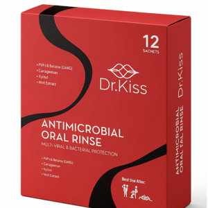 Dr. Kiss Antimicrobial Oral Rinse — 12 Sachets Box